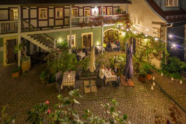 Hotel Goldenes Fass Innenhof
