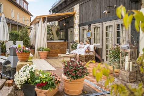Lehmsauna im Hotel Goldenes Fass Meissen